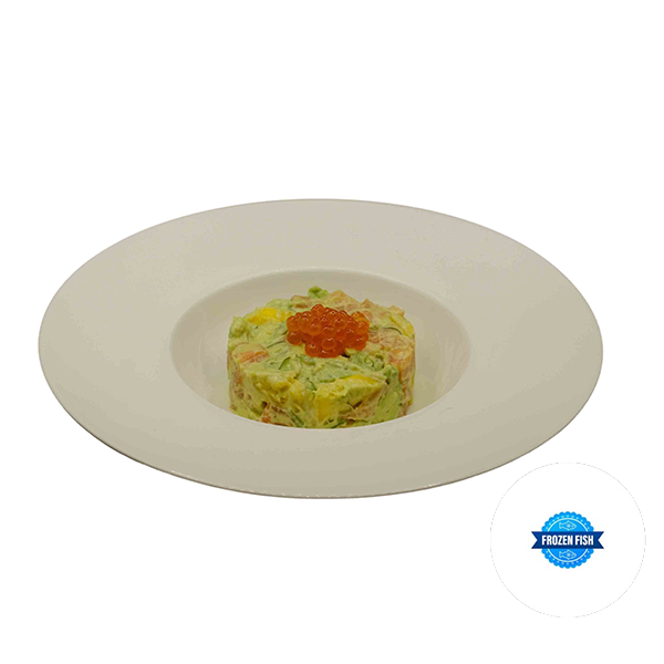 Tartar de salmón con trufa