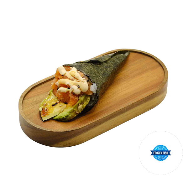 Temaki salmón (1u)