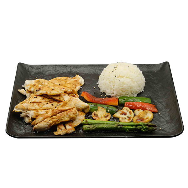 Pollo teppanyaki