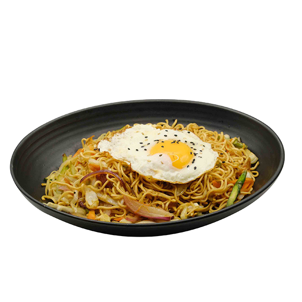 Yakisoba con huevo