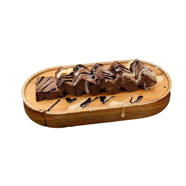 Dados de chocolate negro