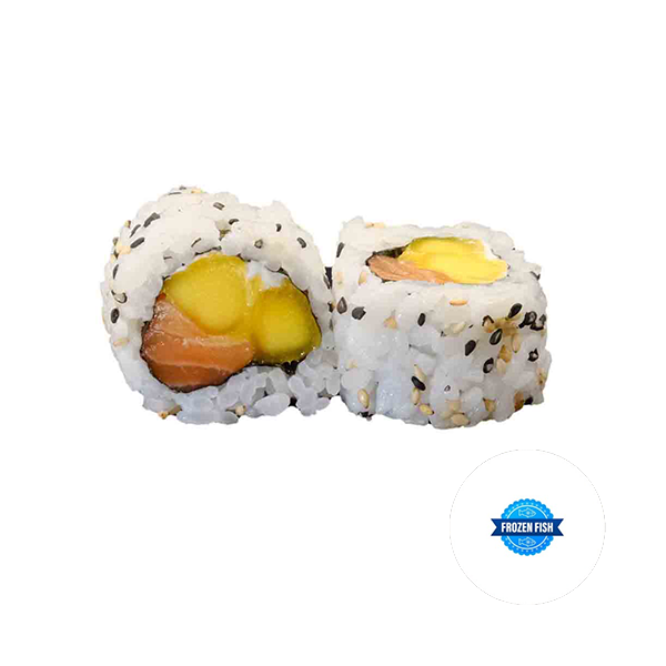 California de salmón y mango